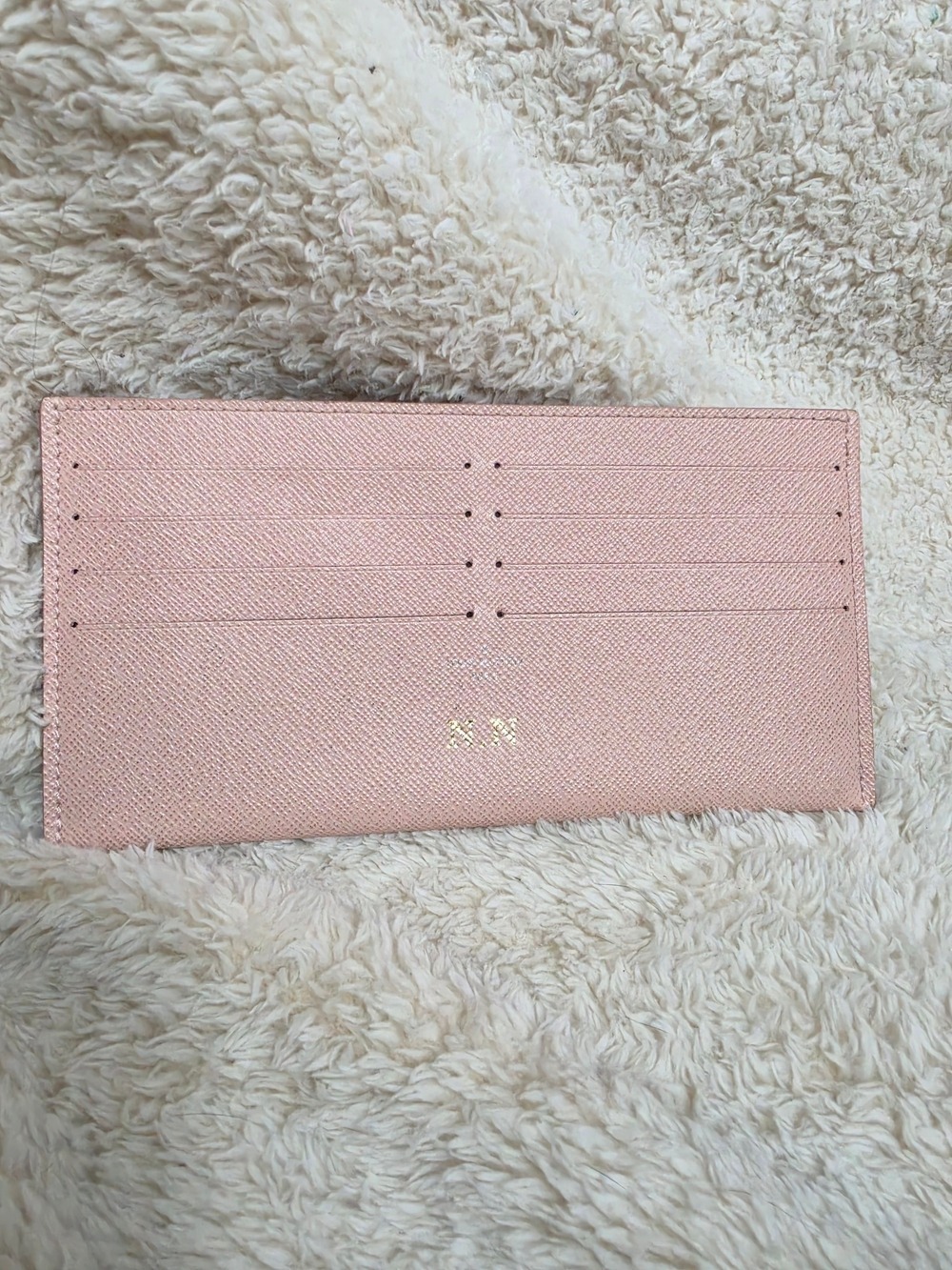 Authentic Louis VUITTON Pink Cardholder Wallet Epi LEATHER